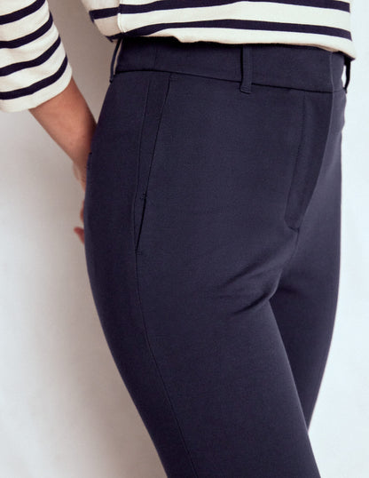 Highgate Ponte Pants-Navy