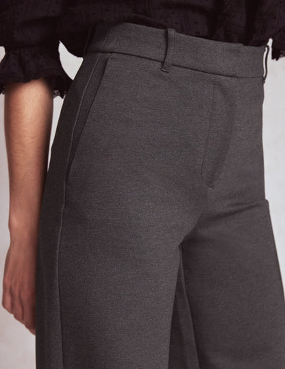 Belgravia Ponte Pants-Charcoal