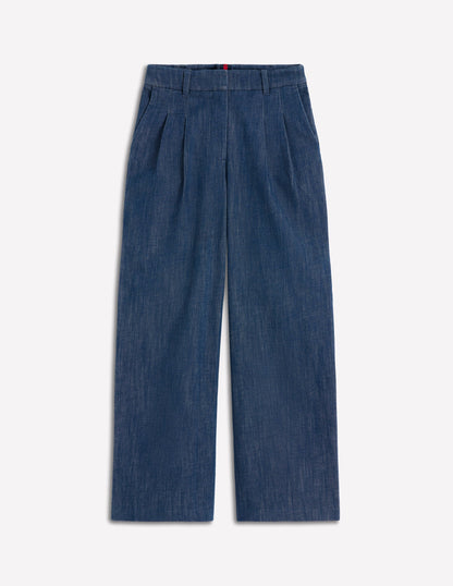 Kensington Twill Pants-Indigo