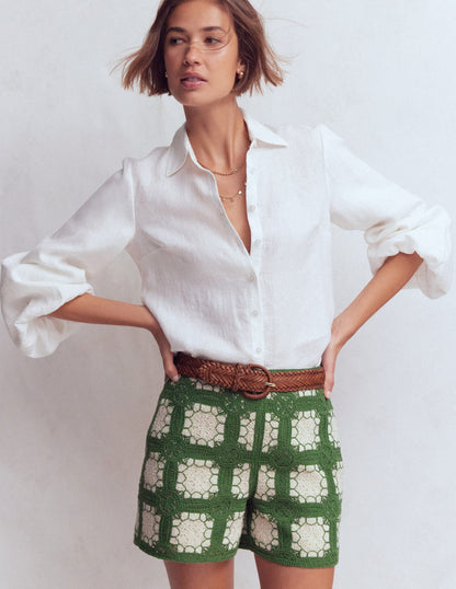 Crochet Shorts-Multi