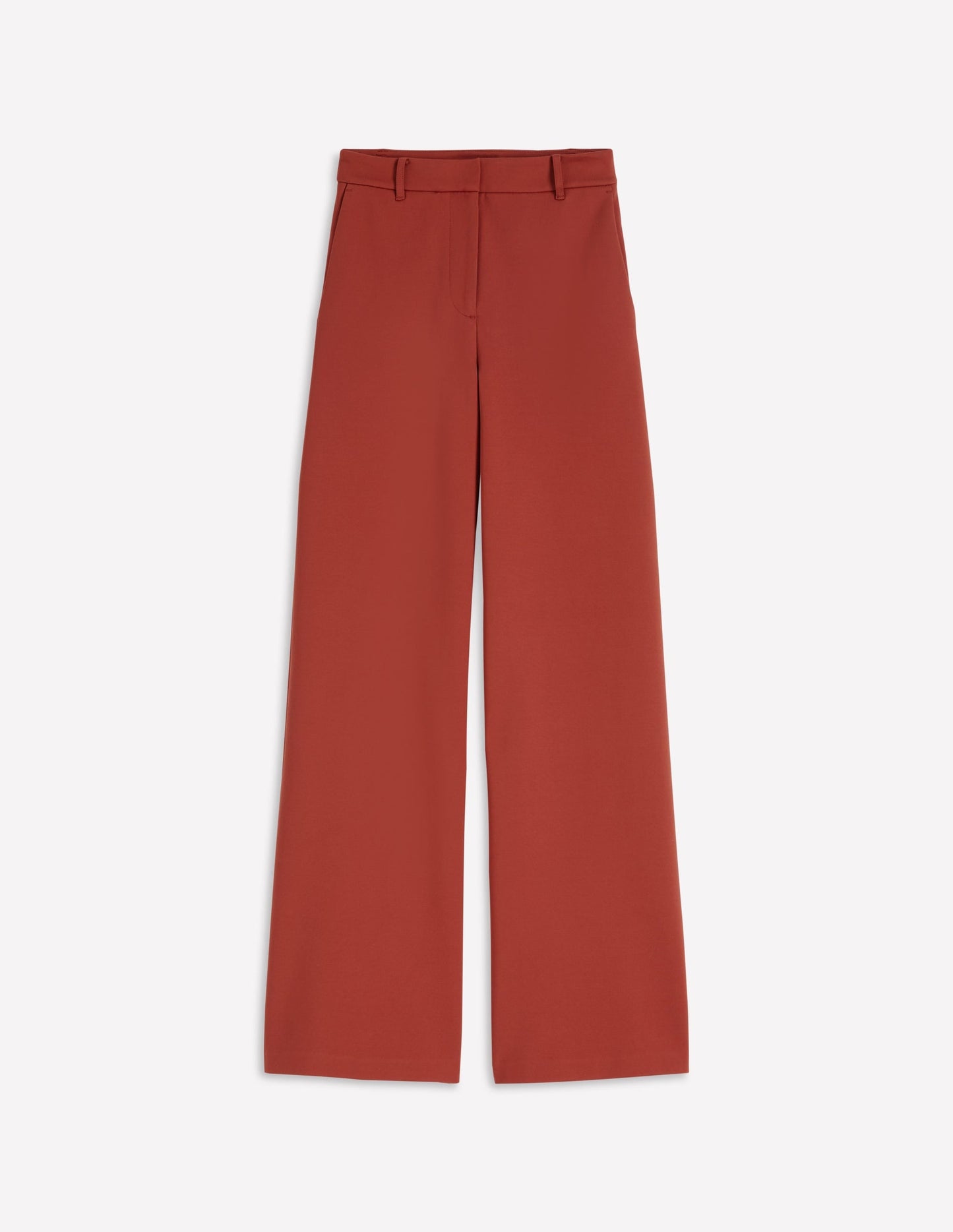 Belgravia Ponte Pants-Burnt Orange