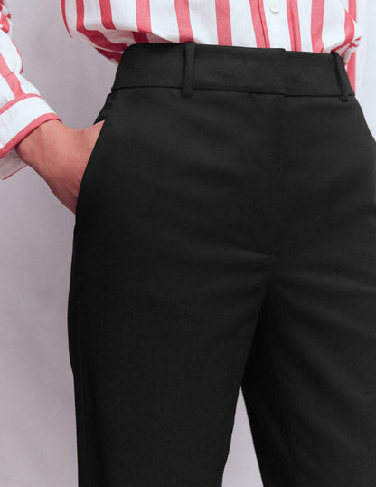 Canonbury Cotton Pants-Black