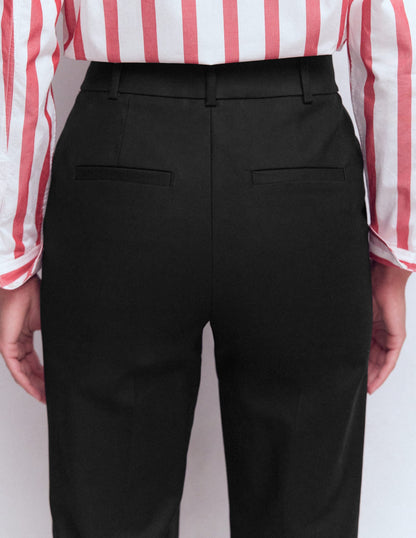 Canonbury Cotton Pants-Black