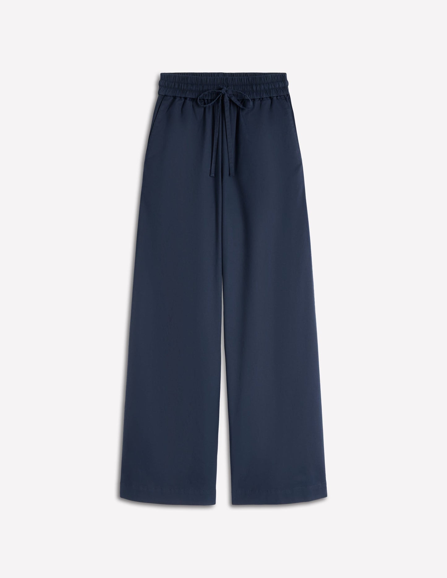 Greenwich Tie Waist Pants-Navy