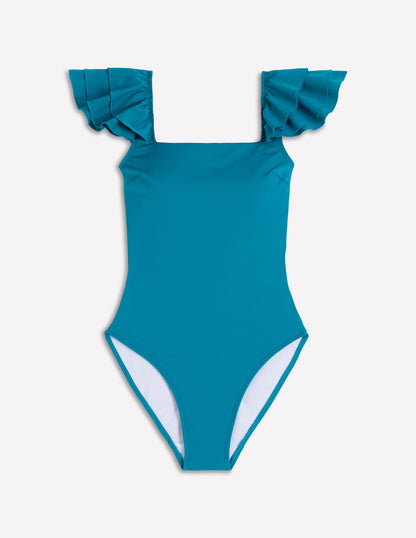Mega Ruffle Swimsuit-Cosmo