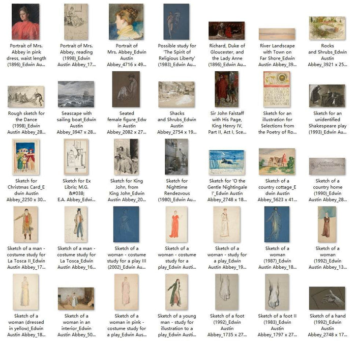 298 Painting Images by Edwin Austin Abbey American, 1852 - 1911 - Tibetan Buddhist thangka, view 5