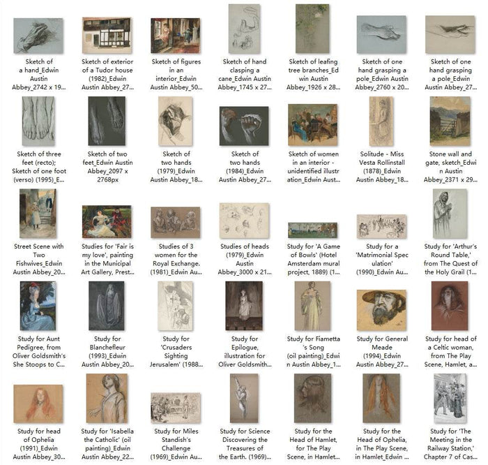 298 Painting Images by Edwin Austin Abbey American, 1852 - 1911 - Tibetan Buddhist thangka, view 6