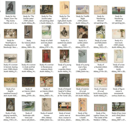 298 Painting Images by Edwin Austin Abbey American, 1852 - 1911 - Tibetan Buddhist thangka, view 7