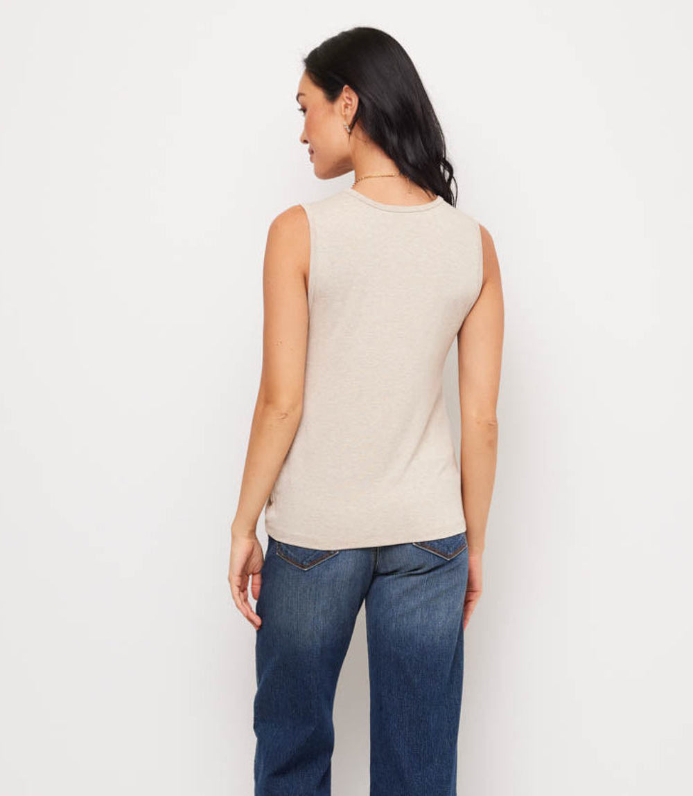 Sleeveless Pick-Up Top