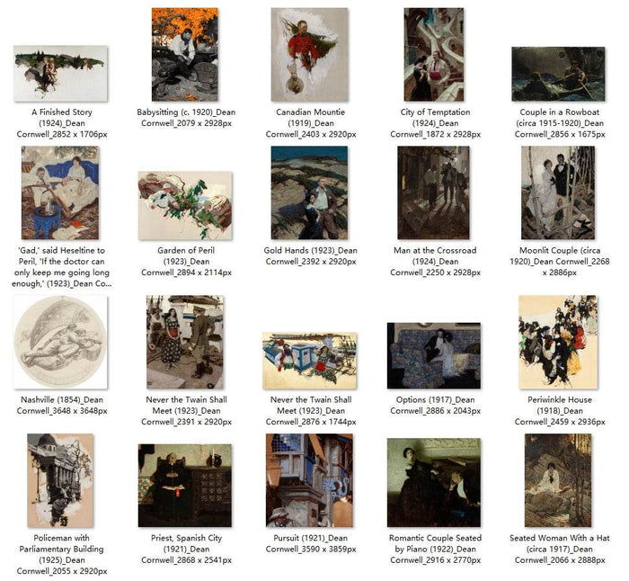 32 Painting Images by Dean Cornwell American, 1892-1960 - Tibetan Buddhist thangka, front view