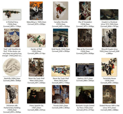 32 Painting Images by Dean Cornwell American, 1892-1960 - Tibetan Buddhist thangka, front view