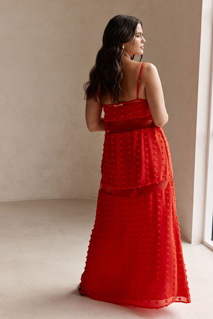 Tassia Dress - Red