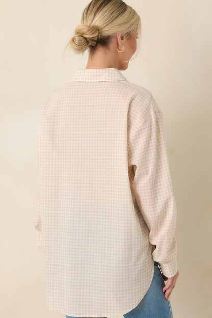 Z Supply Parchment Beige Cotton Seaport Button Up Top