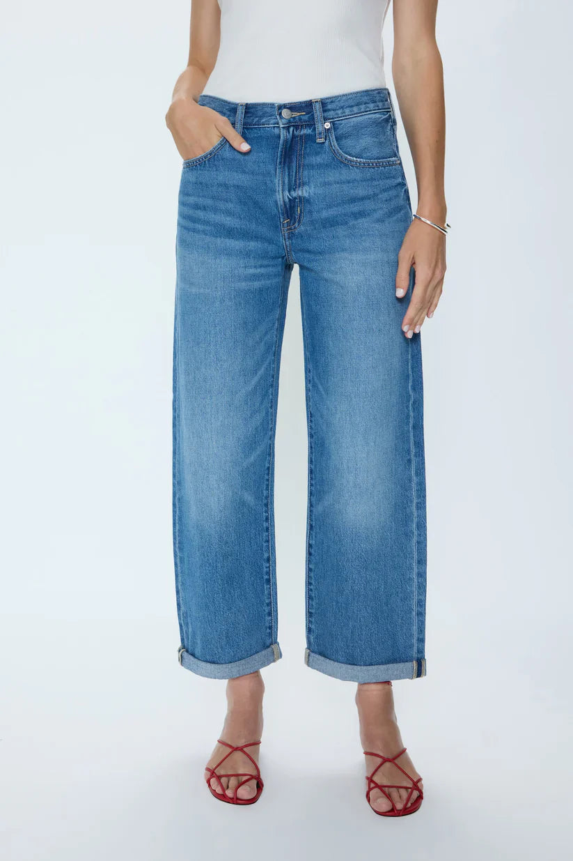 PISTOLA Donny Rolled Hem Boyfriend Jeans