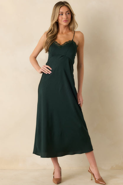 Z Supply After Hours Garland Green Midi Dress