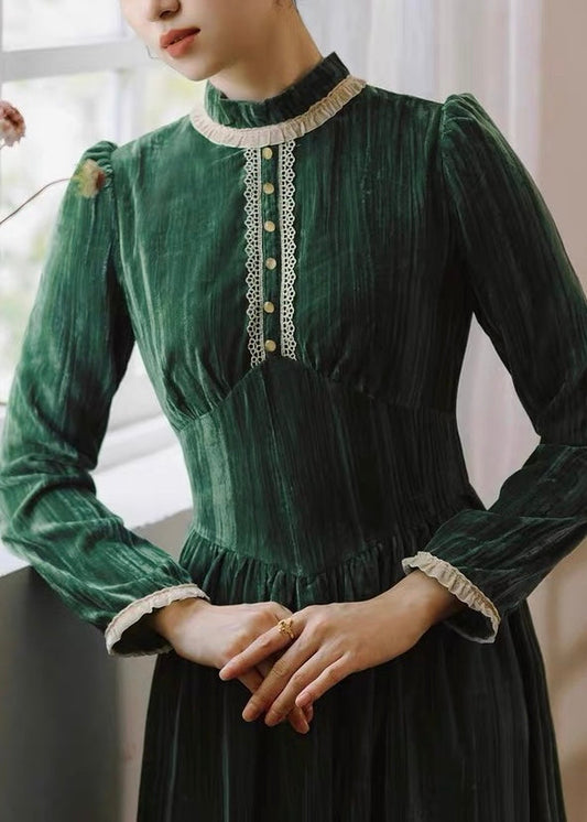 Green forest dress