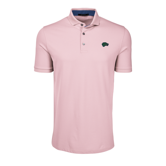 Members Only Green Wolf Crowley Short Sleeve Polo