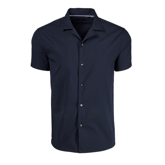 Rhodes Seersucker Camp Shirt