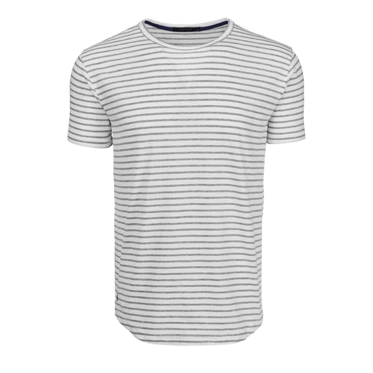 Alpha Slub Striped Short Sleeve Tee
