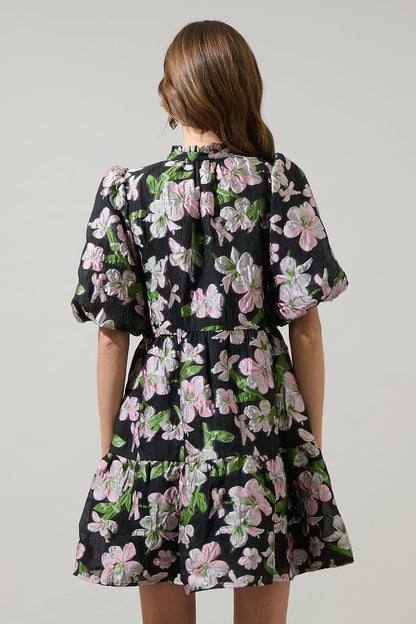 Elsinore Floral Jacey Babydoll Mini Dress