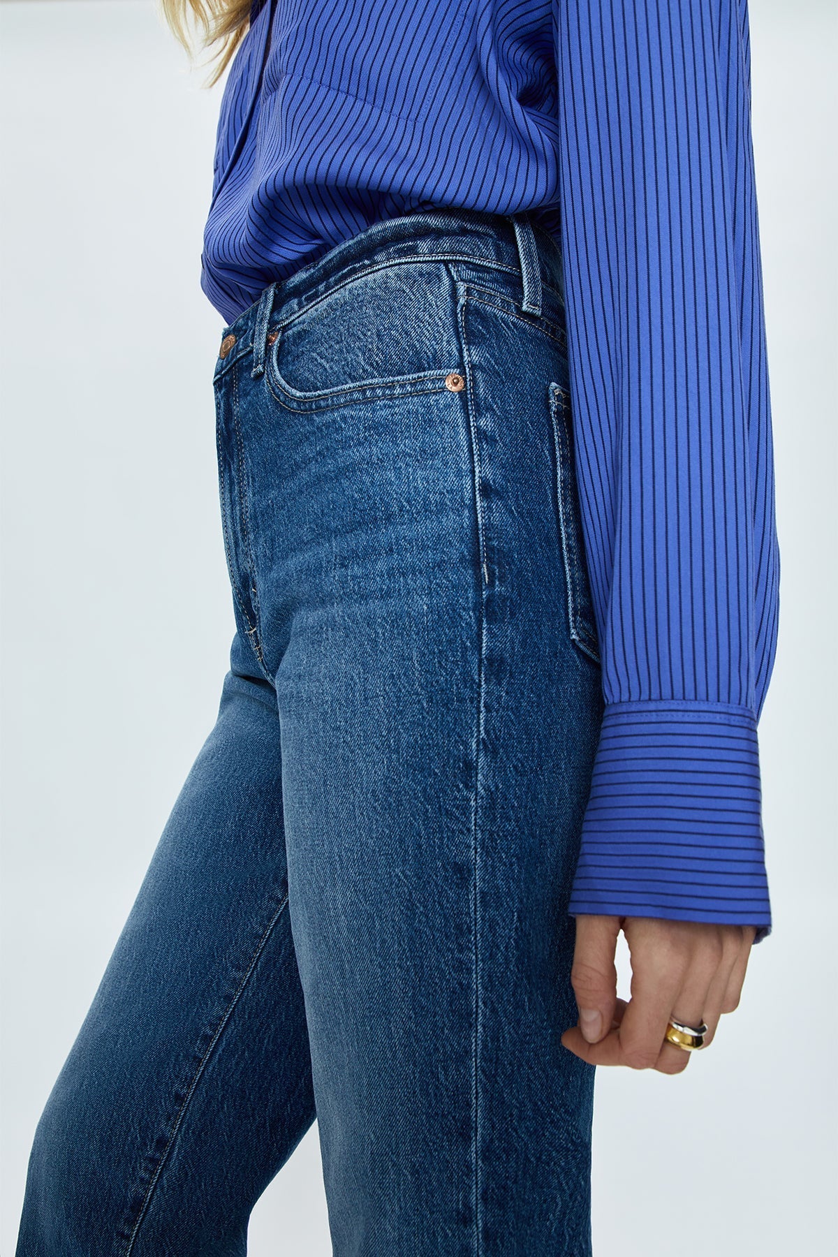 PISTOLA Cassie Super High Rise Straight Jean