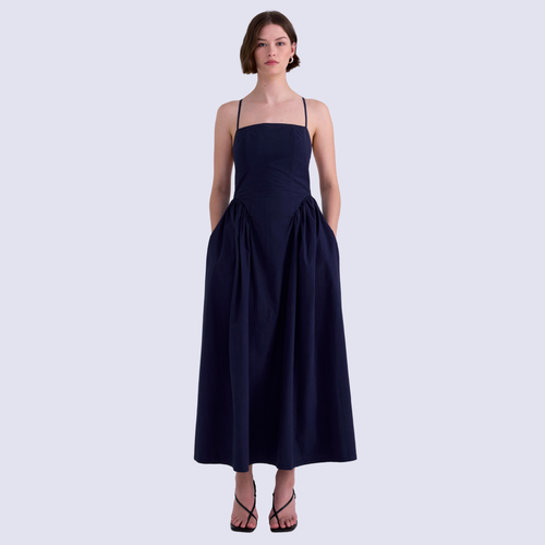 PISTOLA Sadee Open Back Dress