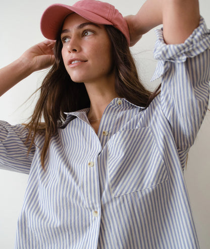 Marine Layer Jane Relaxed Cali Poplin Shirt