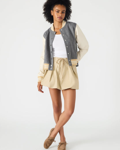 ROONEY JACKET HEATHER GREY