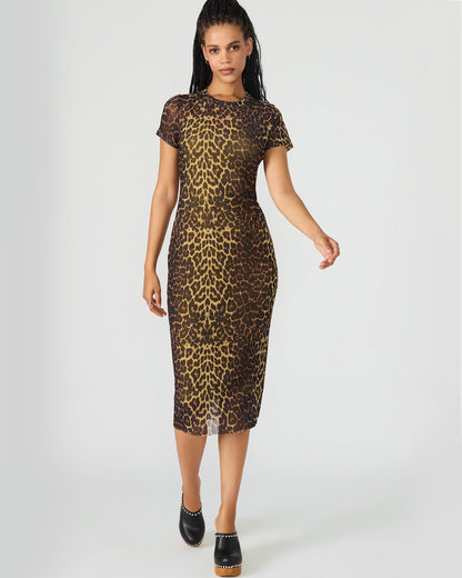 SHORT SLEEVE HAILEE DRESS HOT SPOTS PRINT
