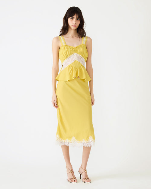 CINTHIA TOP GOLDEN LIME
