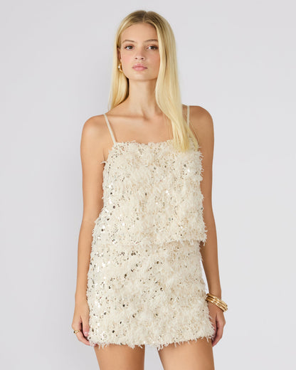 BLAKELYN FEATHER TOP IVORY