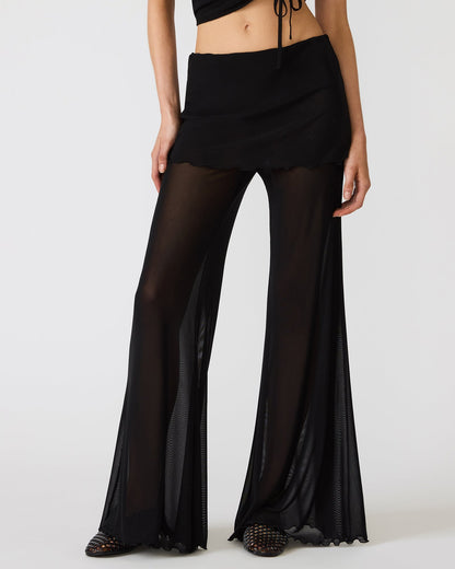 VEADA KNIT PANTS BLACK