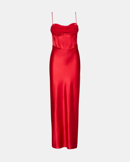 CARMELA DRESS RED