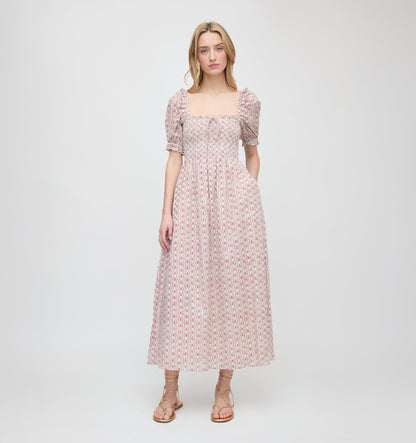 The American Girl® x Hill House Scarlett Nap Dress - Felicity's Historical Print