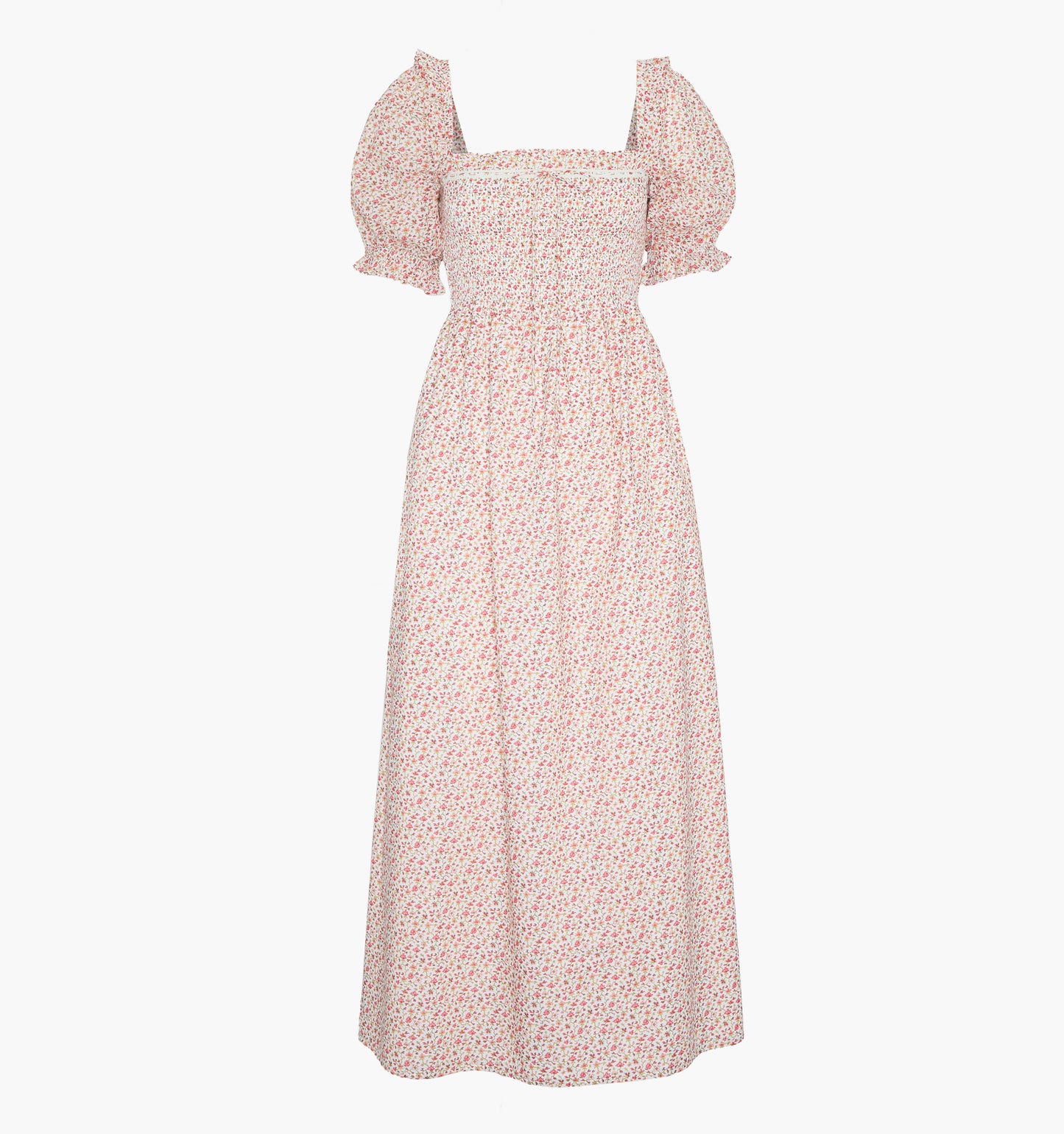 The Scarlett Nap Dress - Ivory Geo Ditsy