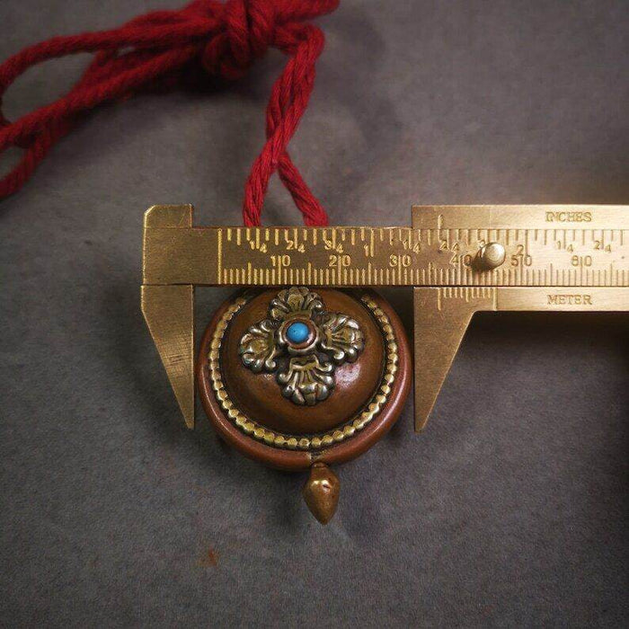 Acient Gau Ghau Shrine, Tibetan Buddhist Altar Amulet Pendant - Tibetan Buddhist amulet, view 5