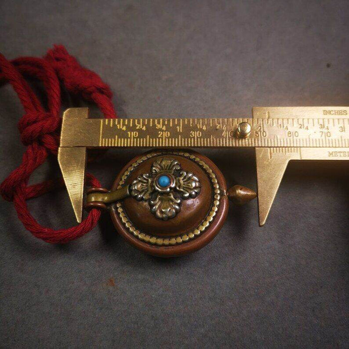 Acient Gau Ghau Shrine, Tibetan Buddhist Altar Amulet Pendant - Tibetan Buddhist amulet, view 6