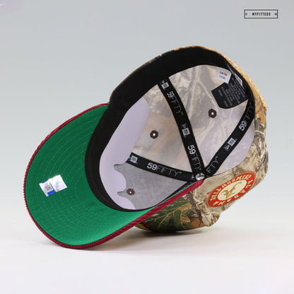 ALABAMA CRIMSON TIDE REALTREE® EDGE RUSSET SUNSET CORDUROY NEW ERA FITTED CAP