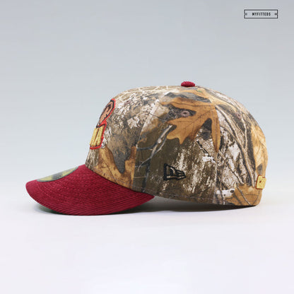 ALABAMA CRIMSON TIDE REALTREE® EDGE RUSSET SUNSET CORDUROY NEW ERA FITTED CAP