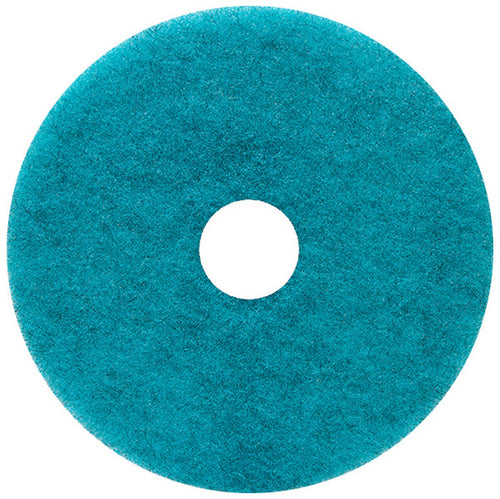 Americo - 24" Blue Aqua High Speed Burnishing Pad, 5/Cs - 402324
