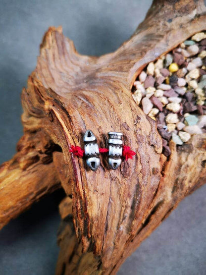 Amulet Pendant,Mini Vajra and Dorje Bell, Mala Accessories - Tibetan Buddhist mala beads, view 4