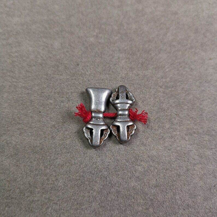 Amulet Pendant,Mini Vajra and Dorje Bell, Mala Accessories - Tibetan Buddhist mala beads, view 4