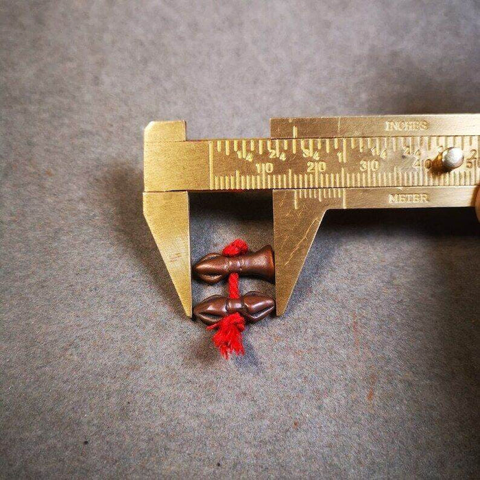 Amulet Pendant,Mini Vajra and Dorje Bell, Mala Accessories - Tibetan Buddhist mala beads, view 7