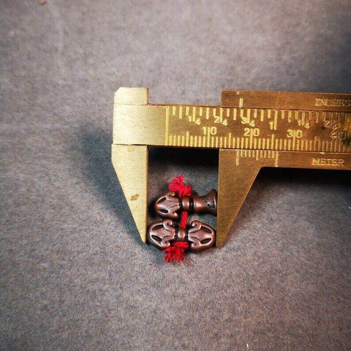 Amulet Pendant,Mini Vajra and Dorje Bell, Mala Accessories - Tibetan Buddhist mala beads, view 7