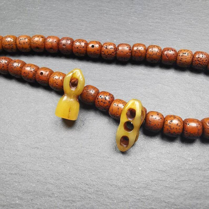Amulet Vajra and Bell, Pendant for Mala,Prayer Beads - Tibetan Buddhist mala beads, view 8
