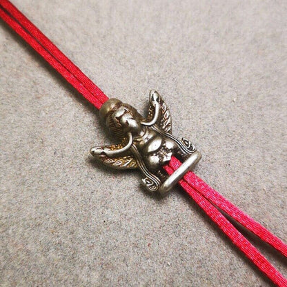 Amulet,Garuda Pendant,Prayer Bead,0.7" - Tibetan Buddhist amulet, view 6