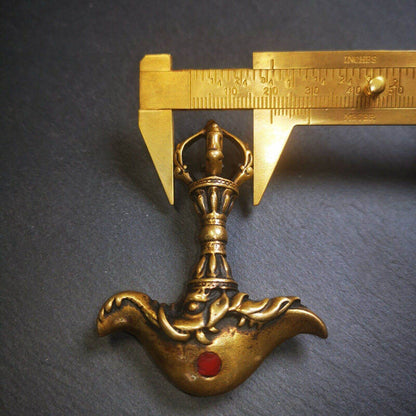 Amulet,Kartika knife of the Dakinis ,Ritual Implement - Tibetan Buddhist amulet, view 8