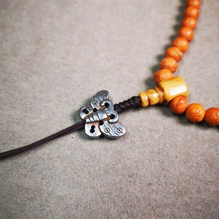 Amulet,Pendant for Mala - Tibetan Buddhist mala beads, view 6