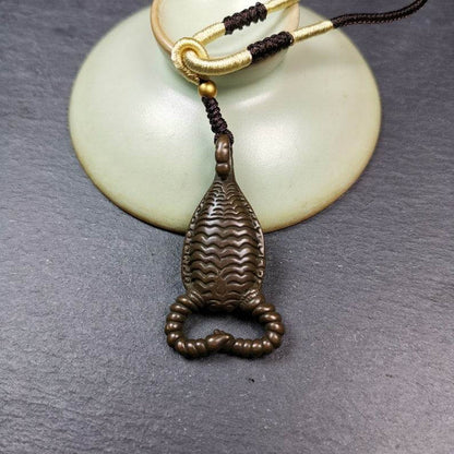Amulet,Scorpion Guru of Padmasambhava, Buddhist Scorpion Totem Pendant - Tibetan Buddhist amulet, view 5