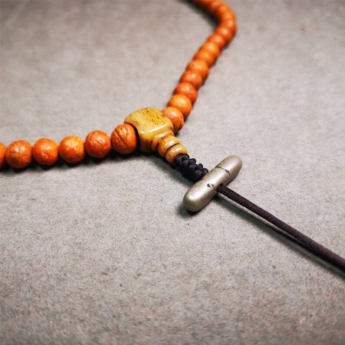 Amulet,Vajra Pendant for Mala,Bag Hanging,0.9" - Tibetan Buddhist mala beads, view 5